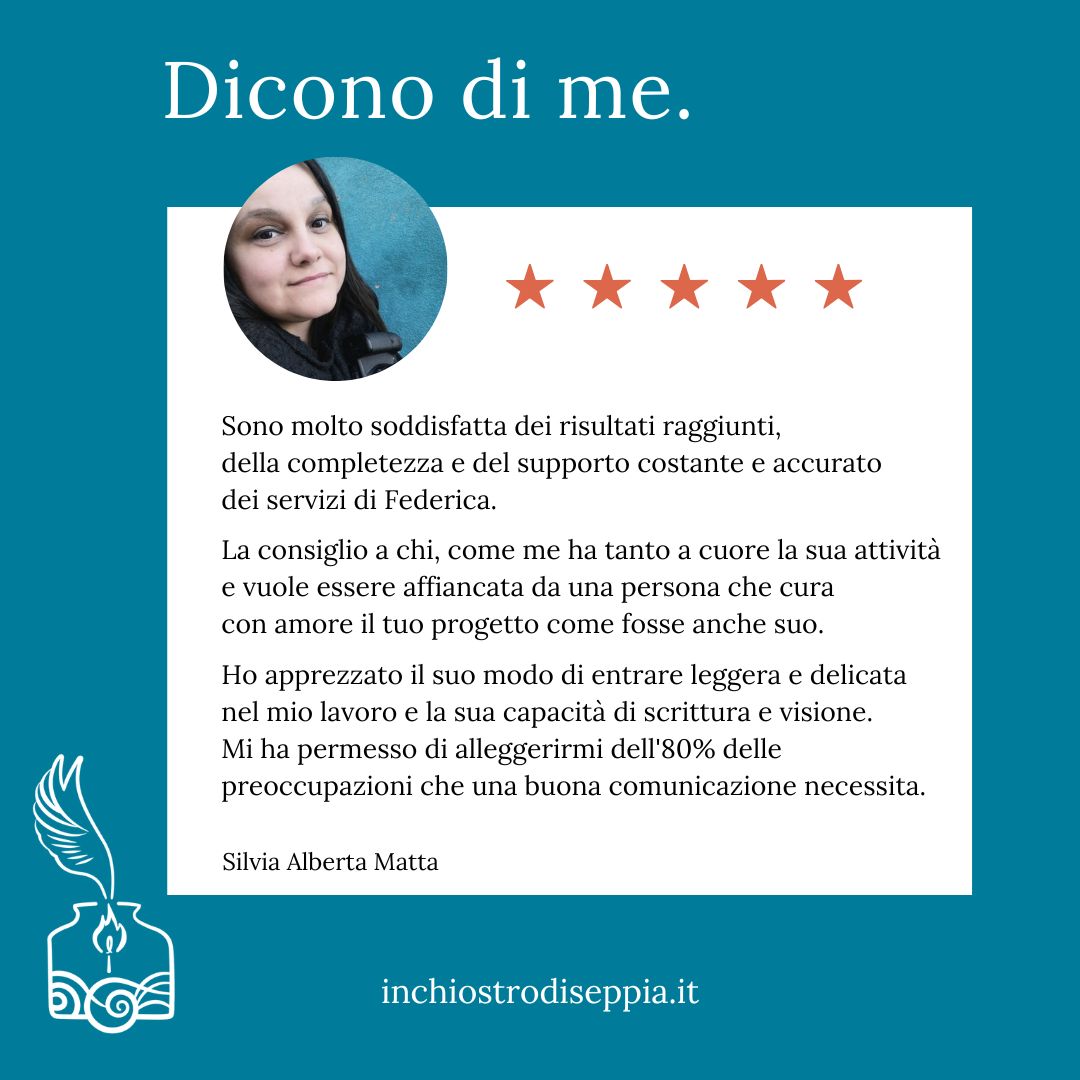 Recensioni clienti social media marketing copywriter e consulente di comunicazione online città di Asti Alba Torino