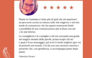Recensioni clienti digital strategist consulente copywriter e consulente di comunicazione online città di Asti Alba Torino
